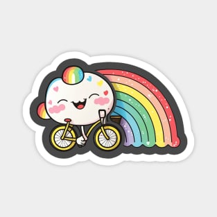 Classic bike kawaii Magnet