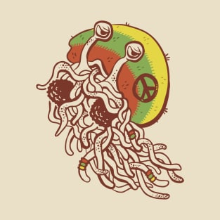 Rastafarian Pastafarian T-Shirt