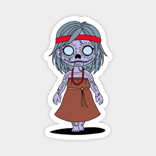 Cute Aboriginal Australian Zombie Magnet
