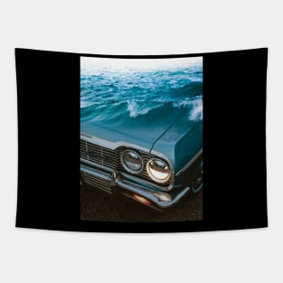 ocean car Tapestry