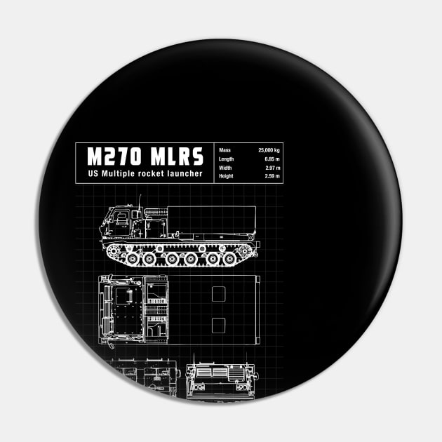 M270 MLRS Pin by theanomalius_merch