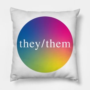 They/Them Pronouns Pillow