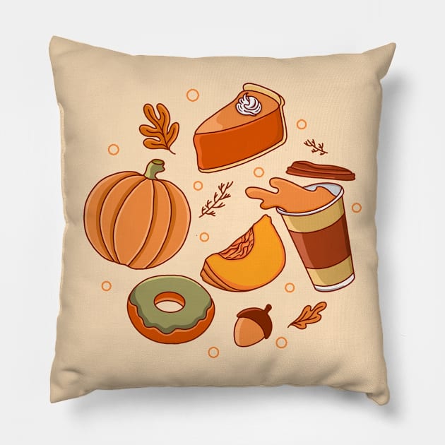 Pumpkin Spice Pillow by Kimprut