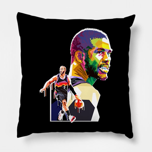 Chris Paul Pillow by Vector Baturaja