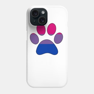 Bisexual Paw Print Phone Case