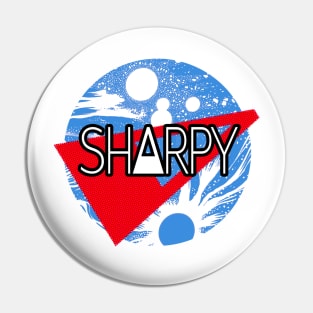 Sharpy NASA Parody Pin