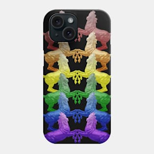 Rainbow Horses Phone Case