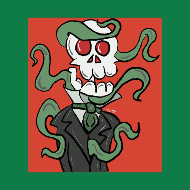 Lovecraftian Skeleton by BowlerHatProductions