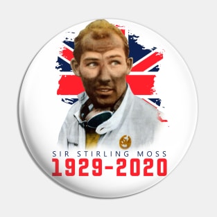 Sir Stirling Moss England Legend Pin