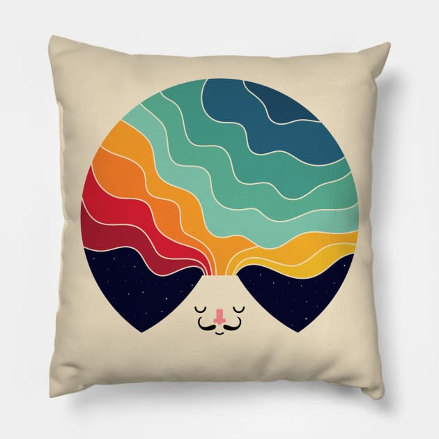 Keep Think Creative Pillow by AndyWestface