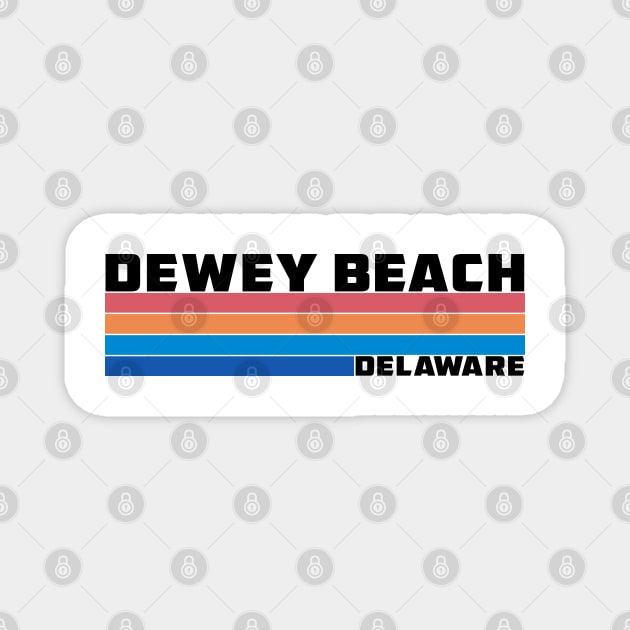 Dewey Beach Delaware Magnet by TravelTime