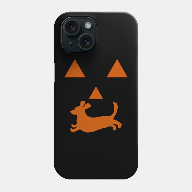 Dach-o-lantern Phone Case by Forever Pawsome