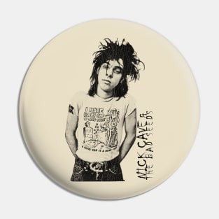 Retro Nick Cave Young design vintage Pin