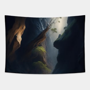 Mystic Luminous Enigma Tapestry