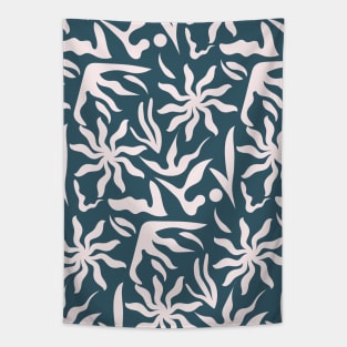 Abstract Boho Botanical 2 -  Plant Pattern Tapestry