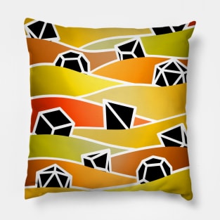 Dice in Waves - Sandstorm Pillow