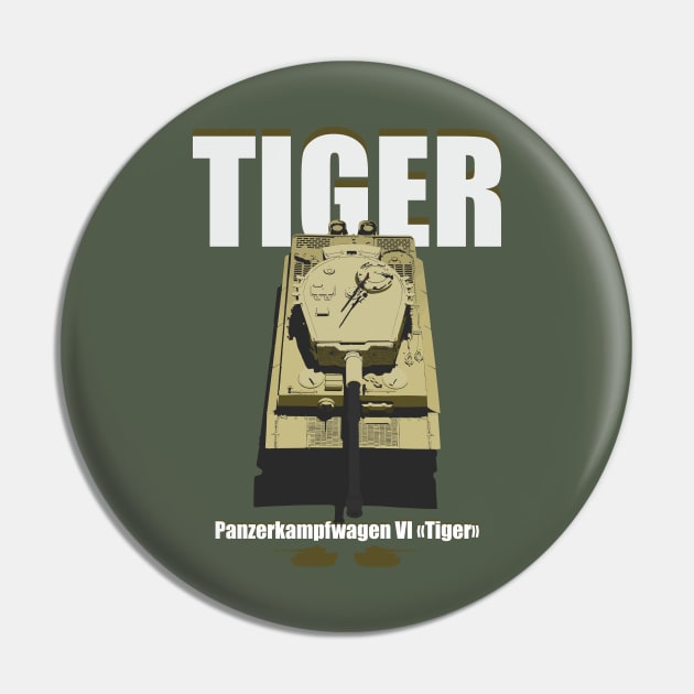 Tank Pz-VI Tiger Pin by FAawRay