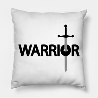 Warrior ready for war artistic design Pillow