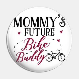 Bike Mom and Baby Matching T-shirts Gift Pin