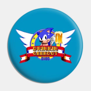 Sonic the Beer Geek Pin