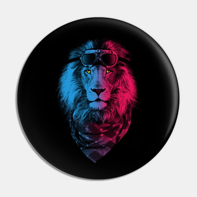 Lion Rider Pin by StevenToang