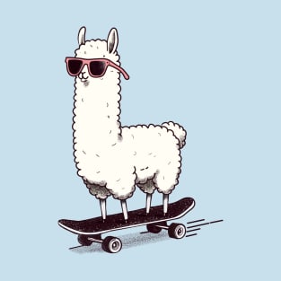 Llama skater T-Shirt