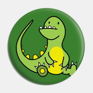 The Little Fat Dino Pin