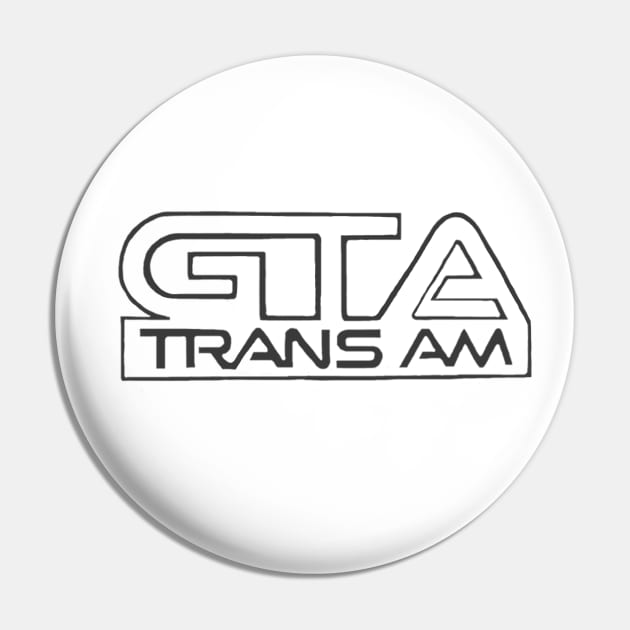 Pontiac Firebird Trans AM GTA Logo Pin by Permages LLC