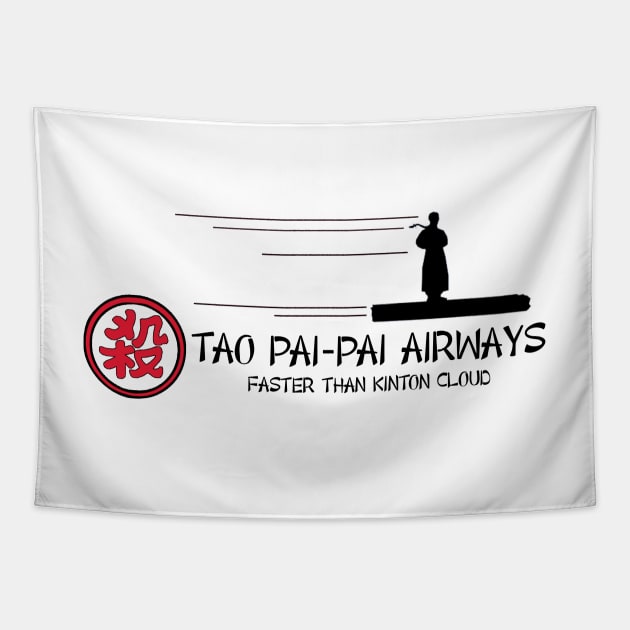 Tao Pai Pai Airways Tapestry by txesky