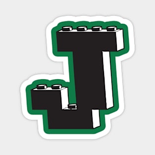 THE LETTER J Magnet