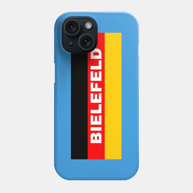 Bielefeld City in German Flag Phone Case by aybe7elf