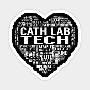 Cath Lab Tech Heart Magnet