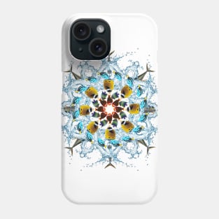 tropic fishes mandala Phone Case