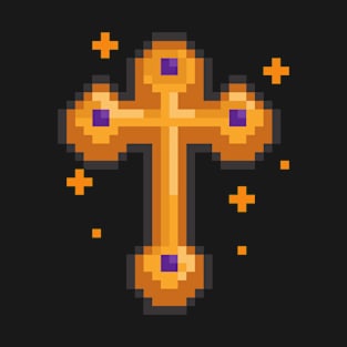 Cross Minecraft Design T-Shirt