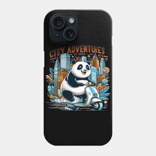 Pandas Urban Scooter Quest 2024 Phone Case