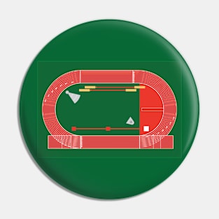 Track and Field Pin