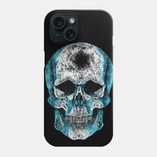 Sugar skull, Skull art Blue mask skull Phone Case