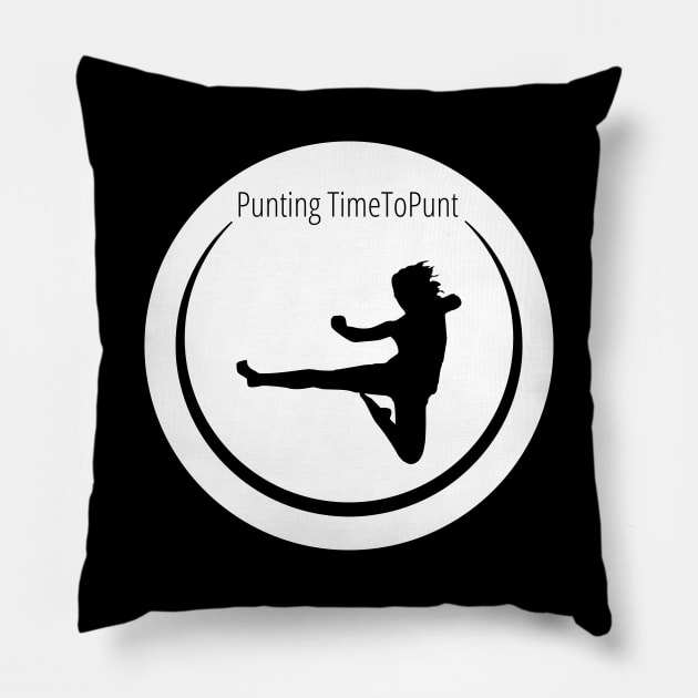 Punting TimeToPunt Pillow by Calling All Platforms Podcast