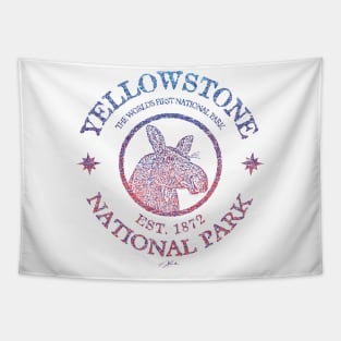 Yellowstone National Park Moose Tapestry