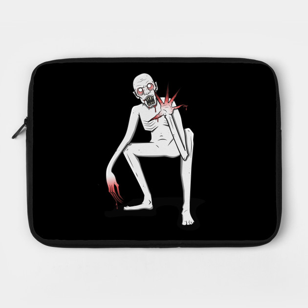 Scp 096 Shy Creepy Guy Secure Contain Protect Containment Scp 096 Laptop Case Teepublic