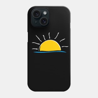 Blue Oceans Sunrise Phone Case