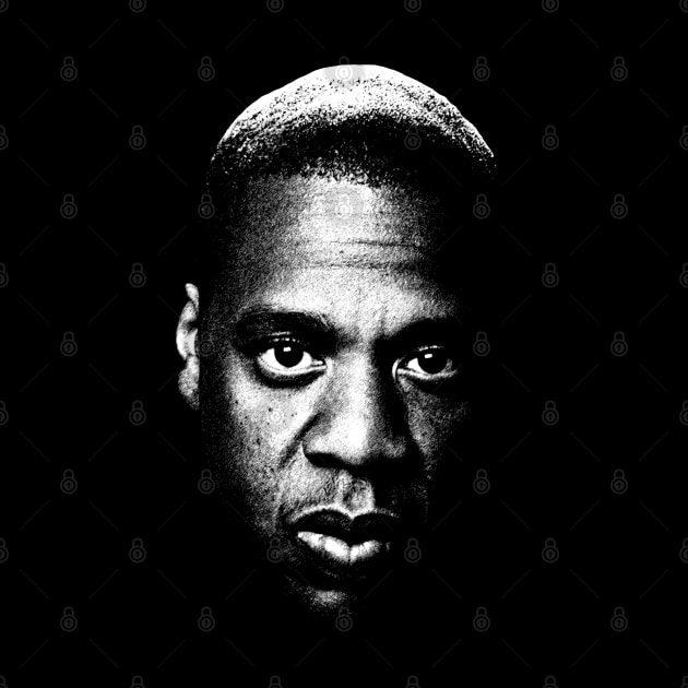 Retro Portrait Jay-Z by GekNdangSugih