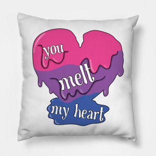 You melt my heart (bisexual) Pillow