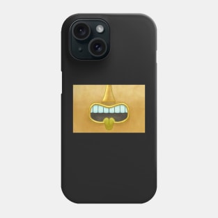 Gold Tiki Tongue Mask! Phone Case