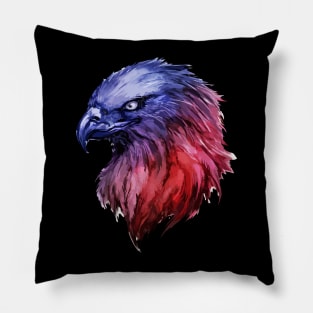 Head Eagle Art Pillow