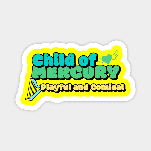 Child of Mercury Magnet by RavenRoots