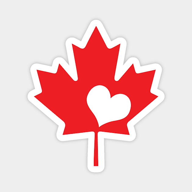 Canadian at Heart Magnet by AntiqueImages