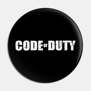 CODE OF DUTY Pin