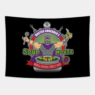 Master Shredder's Soup House Tapestry