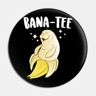 Bana-Tee Banana Manatee Pin